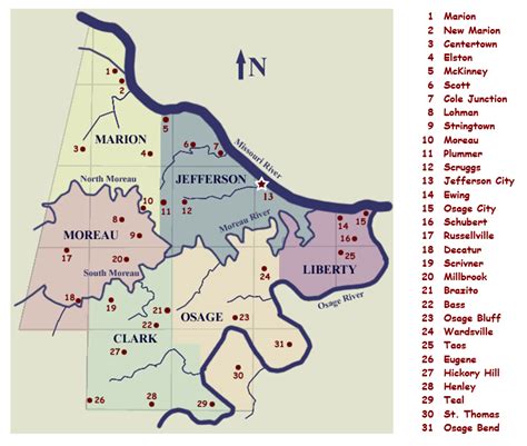 Maps - Cole County, Mo GenWebsite