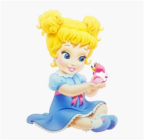 Clip Art Cinderela Baby Png - Bebe Princesas Da Disney, Transparent Png - kindpng