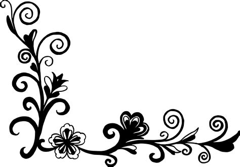 Free Black And White Vector Flowers, Download Free Black And White ...