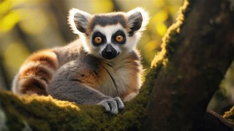 Premium AI Image | Lemur Catta in the wild