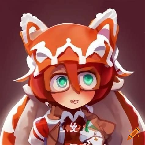 Red panda character from cookie run kingdom