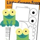 Little Green Frog Paper Craft - Teaching Kindergarten Visual Arts | Classroom crafts, Frog ...