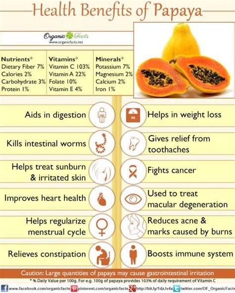 Health Benefits of Papaya | Coconut health benefits, Fruit health ...