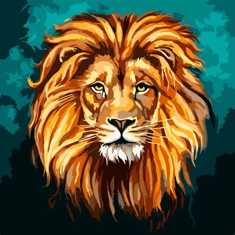 Just painted this picture in the new coloring app: | Lion painting, Lion art, Canvas art painting