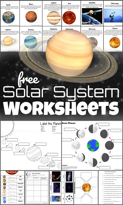 Solar System Worksheets For Kids