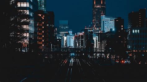 Aesthetic City For Laptop, City Night Laptop HD wallpaper | Pxfuel