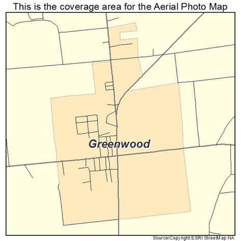 Aerial Photography Map of Greenwood, FL Florida