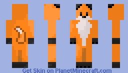 Fox /w Cute ears Minecraft Skin