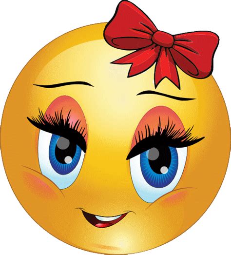 AW - fille contente - smiley émoticône clipart cartoon - téléchargement gratuit et sans ...