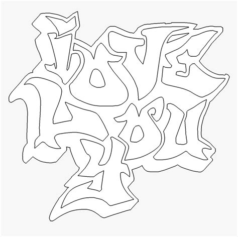 Cool Graffiti Coloring Pages