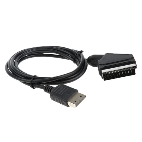 1 Pcs RGB SCART Cable AV Lead Real RGB Scart Cable Replace Connection ...