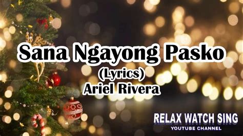 Sana Ngayong Pasko Ay Maalala Mo Pa Rin Ako Chords - kaganapan ngayon