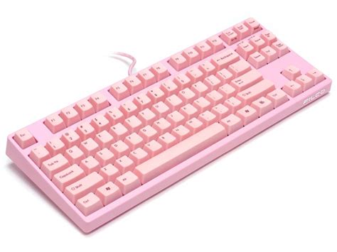 Filco Majestouch-2 Pink, Tenkeyless, MX Brown Tactile, USA Keyboard ...