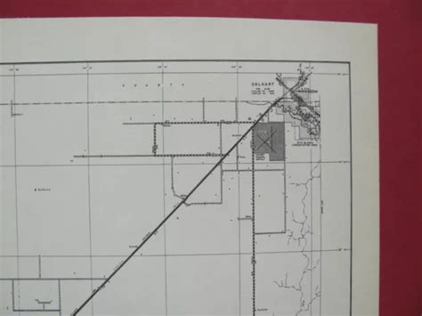 1964 WESTERN HARTLEY COUNTY MAP w/ DALHART TEXAS ROADS OIL FIELDS RAILROADS ETC. $12.99 - PicClick