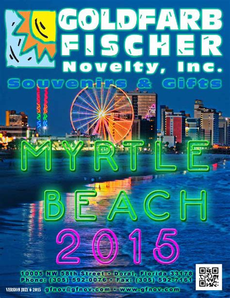 2015 Myrtle Beach Novelties, Gifts & Souvenirs. by Goldafrab Fischer Novelty, Inc. - Issuu