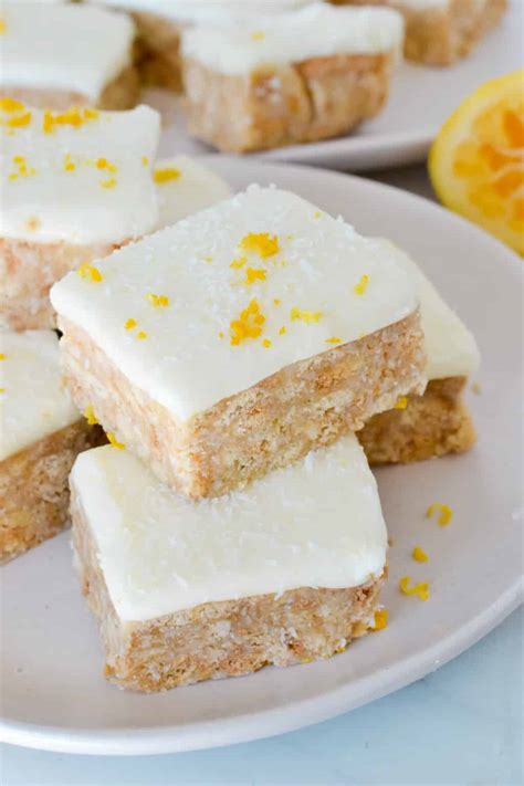 Lemon and Coconut Slice (No-Bake!) - The Cooking Collective