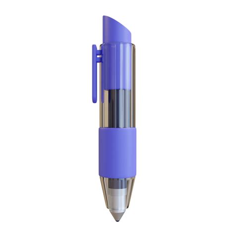 A blue plastic ballpoint pen PNG transparent background, a model of ...