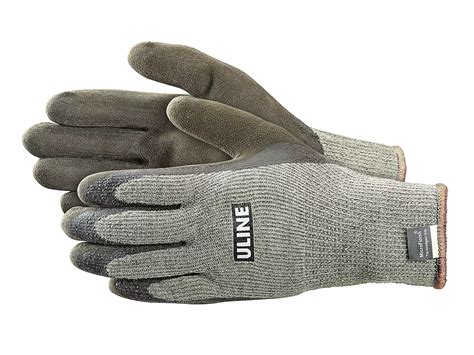 Uline Super Gription® Thermal Latex Coated Gloves - Large S-19884L - Uline