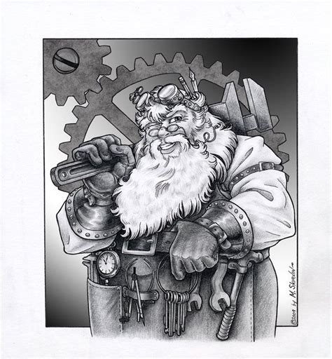 Steampunk Santa by M-Skirvin on DeviantArt | Steampunk christmas, Steampunk, Steampunk movies