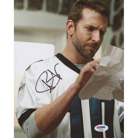 Bradley Cooper Signed "Silver Linings Playbook" 8x10 Photo (PSA COA ...