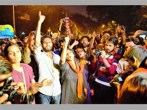 (In Pics) JNU protest over missing student-Najeeb Ahmed - Oneindia News