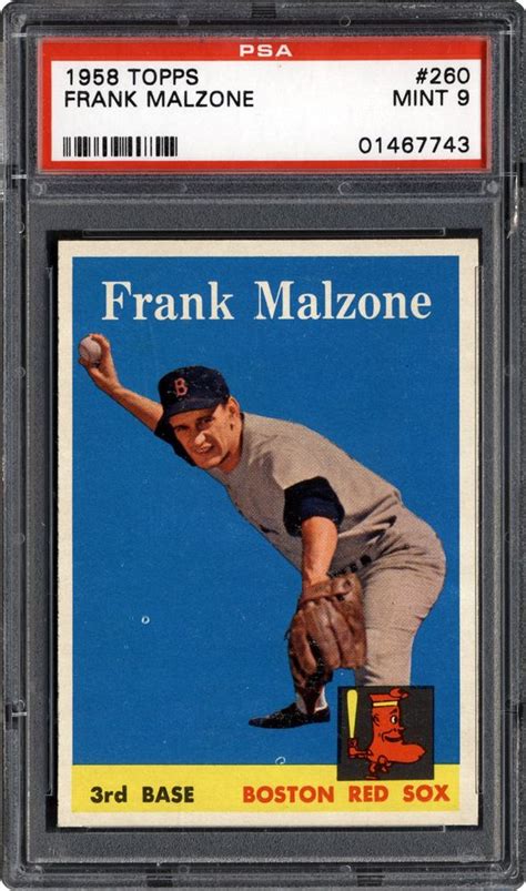 1958 Topps Frank Malzone | PSA CardFacts®