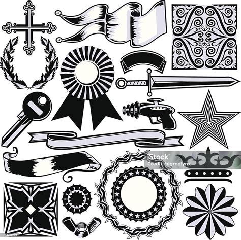 Miscellaneous Design Elements Stock Illustration - Download Image Now ...