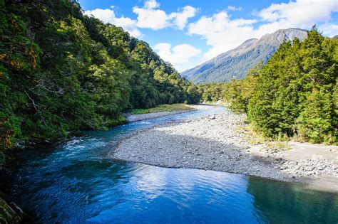 Large-Beautiful Haast river, Haast Pass, South Island, New Zealand - 1163454672 - Luxury Gold ...