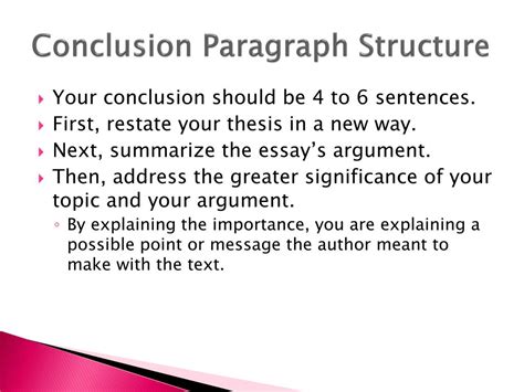 PPT - How to Write a Conclusion Paragraph PowerPoint Presentation, free download - ID:2239738