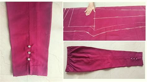 Ladies Pant | Straight Pant | Capri Pant | Ladies Trouser | Cutting and Stitching Easy Tutorial ...