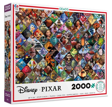 Ceaco - Disney/Pixar - Pixar Clips - 2000 Piece Interlocking Jigsaw ...