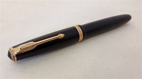 Antiques Atlas - Vintage Parker Duofold Fountain Pen 14k Gold Nib