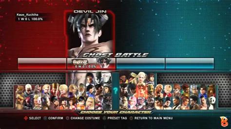 Tekken Tag Tournament 2 - Todos os Personagens - YouTube