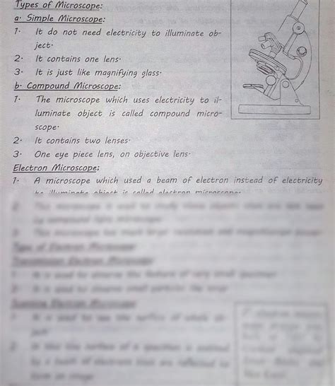 SOLUTION: Types of Microscope and their Uses - Studypool