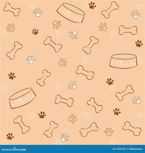 Dog Pattern Royalty Free Stock Photography - Image: 13391347