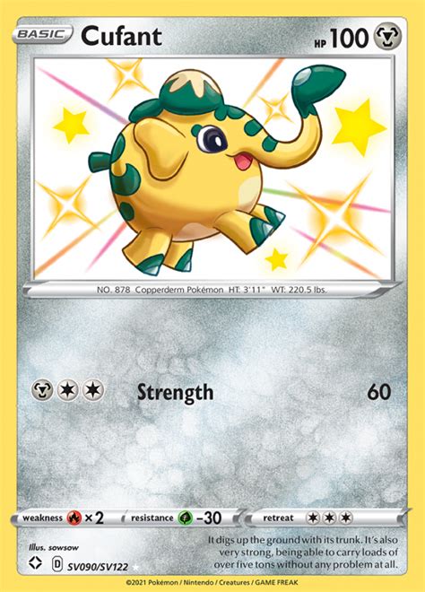 Cufant - Shining Fates: Shiny Vault - Ultra Rare - Pokemon TCG - DigitalTQ