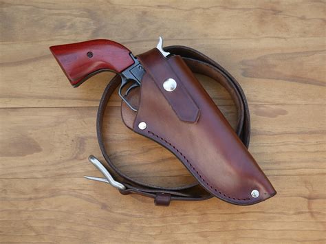 Revolver .22lr Holster Ruger Wrangler Heritage Rough Rider Hand Crafted ...