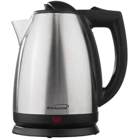 Stainless Steel Electric Cordless Tea Kettle (2-Liter) - Office Garner