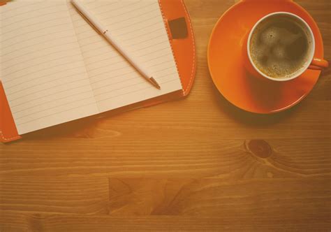 Banco de imagens : caderno, trabalhos, chão, bloco de anotações, copo, laranja, escritório ...