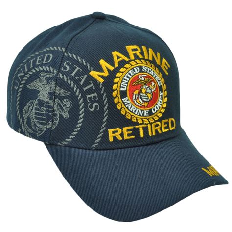 United State U.S Marine Retired Military Troops Adjustable Hat Cap Corps Navy - Walmart.com