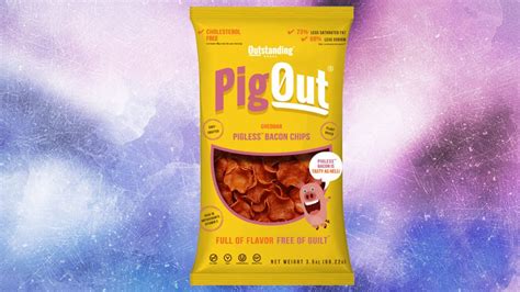 Vegan Pig Out! Mushroom Bacon Chips and Snacklin's Pork-Free Rinds Will ...