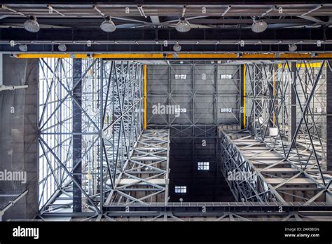 Interior of the VAB orVehicle Assembly Building at the NASA Kennedy ...