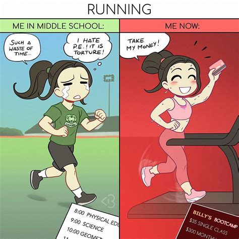 Cassey Ho on Instagram: “Oh how times have changed...🏃‍♀️ #blogicomics ...