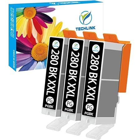 Amazon.com: TECHLINK Compatible Ink Cartridges Replacement for Canon ...