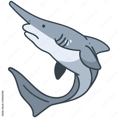 Goblin Shark icon Stock Vector | Adobe Stock