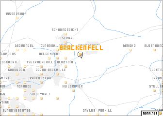 Brackenfell (South Africa) map - nona.net