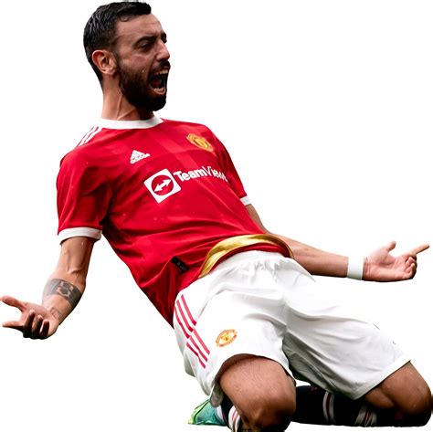 Bruno Fernandes Manchester United football render - FootyRenders