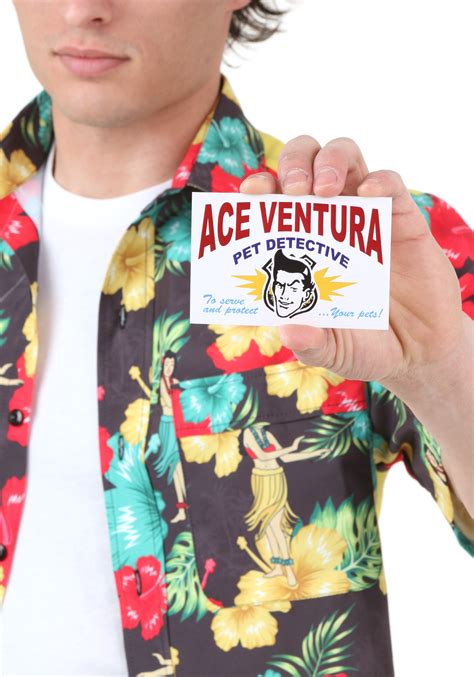 Ace Ventura Costume with Wig