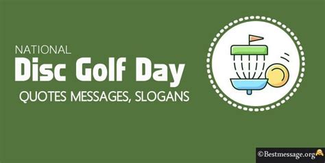 National Disc Golf Day Quotes