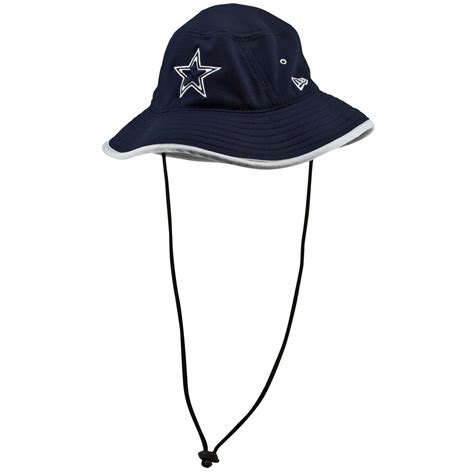 New Era Dallas Cowboys Training Bucket Hat - Navy Blue